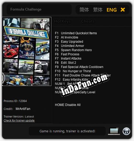 Formula Challenge: Trainer +15 [v1.7]