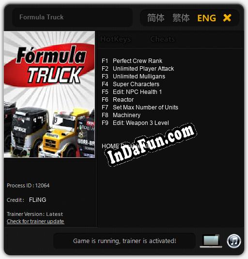 Formula Truck: Trainer +9 [v1.8]