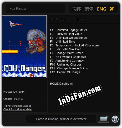 Fox Ranger: Trainer +12 [v1.8]