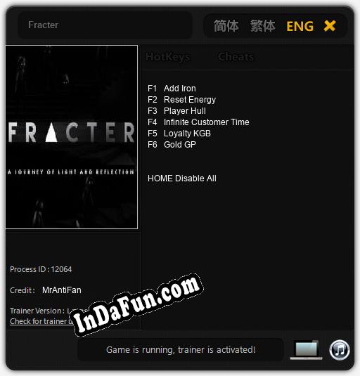 Fracter: Cheats, Trainer +6 [MrAntiFan]