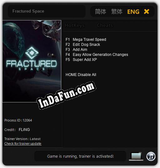 Fractured Space: Trainer +5 [v1.9]