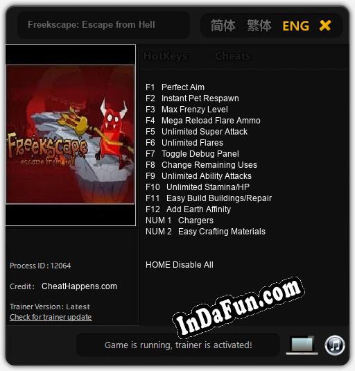 Freekscape: Escape from Hell: Cheats, Trainer +14 [CheatHappens.com]