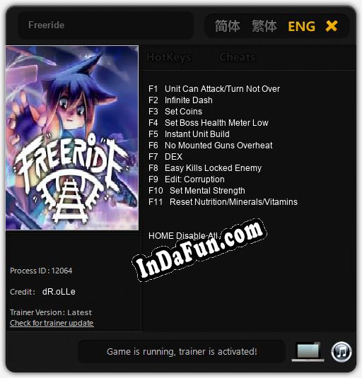 Trainer for Freeride [v1.0.1]
