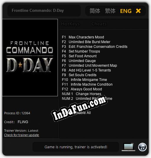 Frontline Commando: D-Day: Cheats, Trainer +14 [FLiNG]