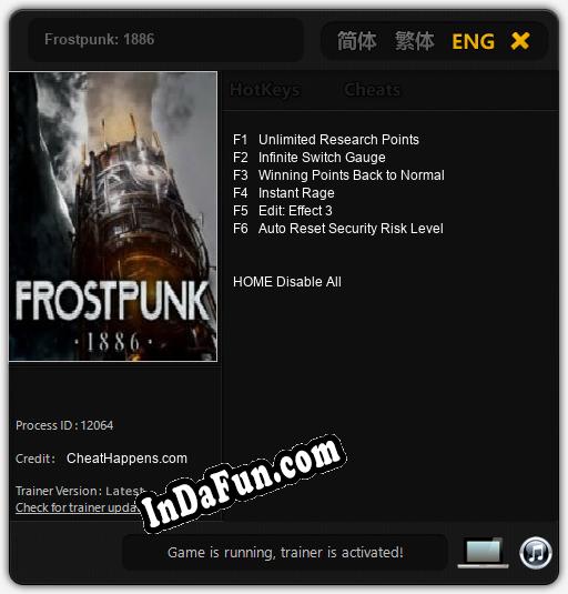 Frostpunk: 1886: Cheats, Trainer +6 [CheatHappens.com]