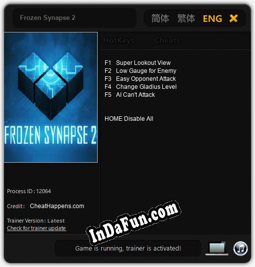 Frozen Synapse 2: TRAINER AND CHEATS (V1.0.84)