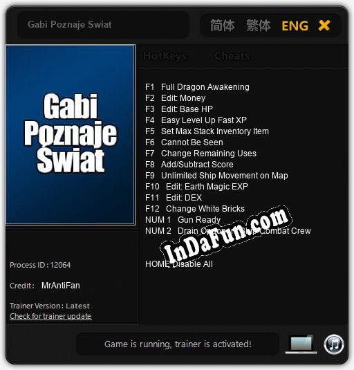 Trainer for Gabi Poznaje Swiat [v1.0.7]