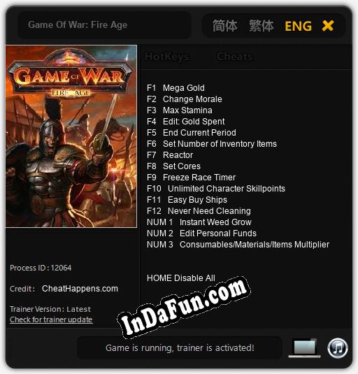 Game Of War: Fire Age: Cheats, Trainer +15 [CheatHappens.com]