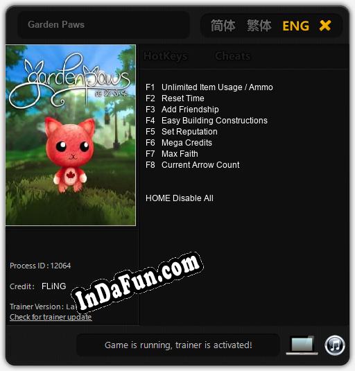 Garden Paws: Cheats, Trainer +8 [FLiNG]