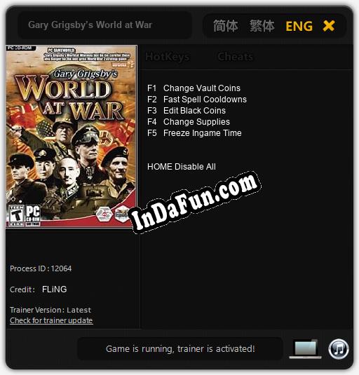 Trainer for Gary Grigsby’s World at War [v1.0.7]