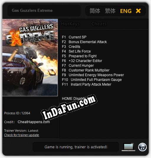 Gas Guzzlers Extreme: Cheats, Trainer +11 [CheatHappens.com]