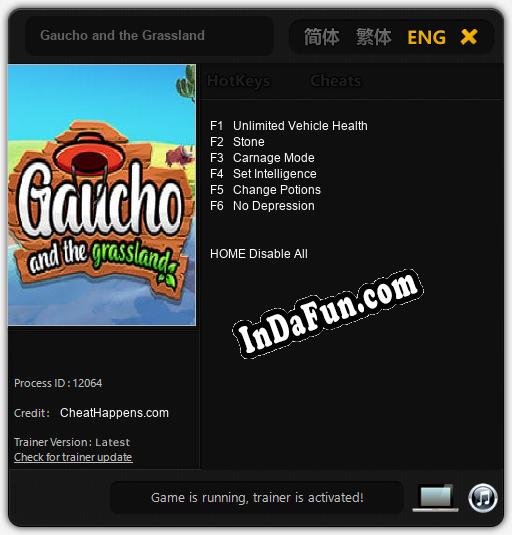 Gaucho and the Grassland: Cheats, Trainer +6 [CheatHappens.com]