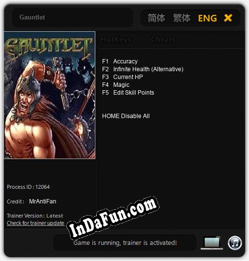 Gauntlet: Cheats, Trainer +5 [MrAntiFan]