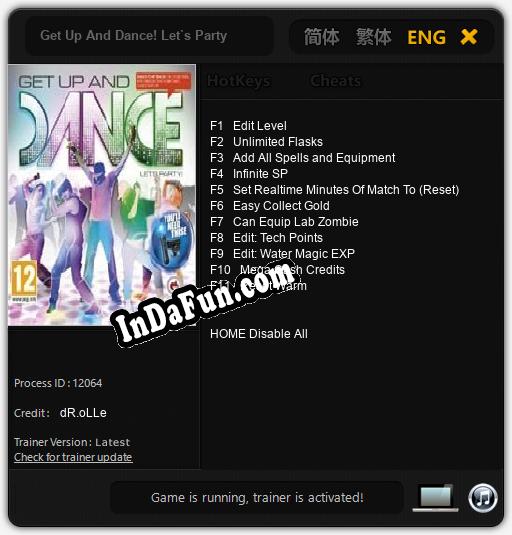 Get Up And Dance! Let`s Party: Trainer +11 [v1.9]