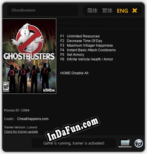 Ghostbusters: Trainer +6 [v1.5]