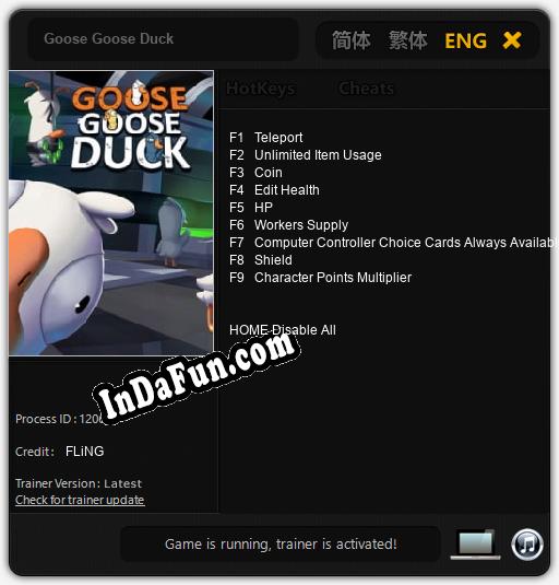 Goose Goose Duck: TRAINER AND CHEATS (V1.0.5)