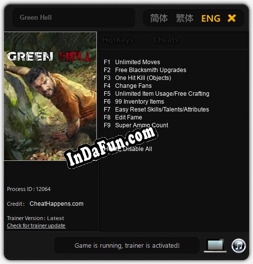 Green Hell: TRAINER AND CHEATS (V1.0.73)