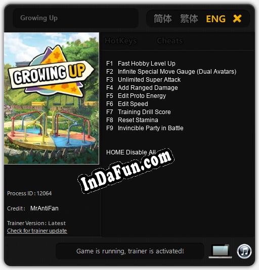 Trainer for Growing Up [v1.0.3]