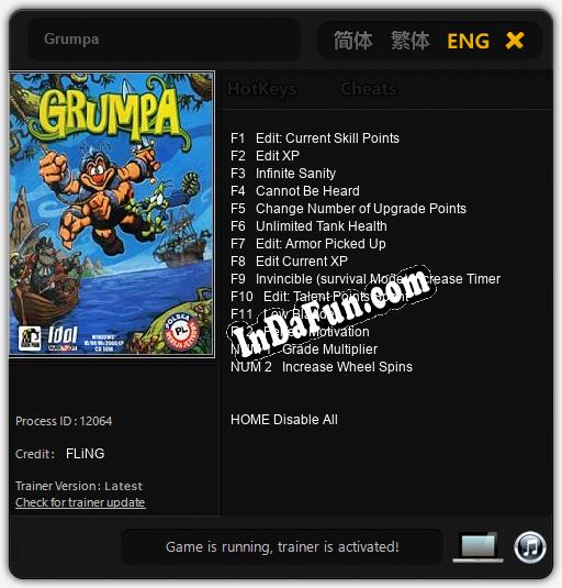 Grumpa: TRAINER AND CHEATS (V1.0.93)