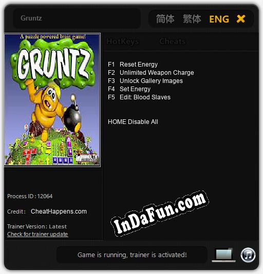 Gruntz: Cheats, Trainer +5 [CheatHappens.com]