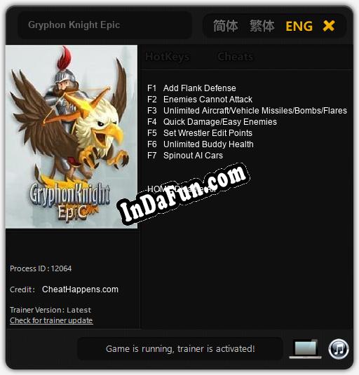 Gryphon Knight Epic: Trainer +7 [v1.6]