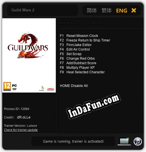 Guild Wars 2: Trainer +9 [v1.9]