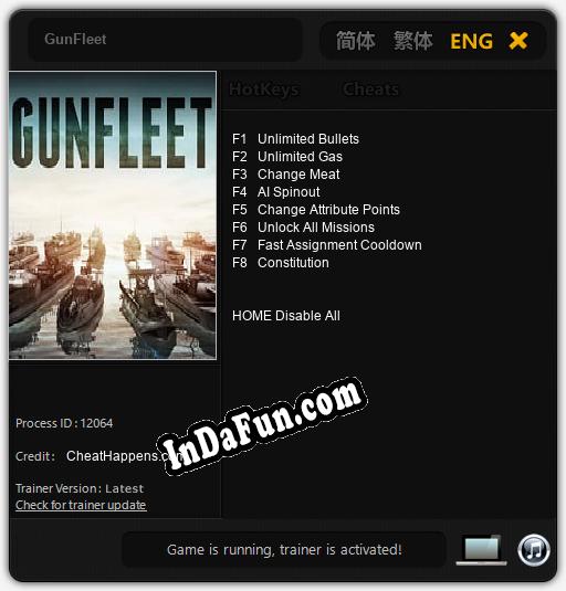 Trainer for GunFleet [v1.0.9]