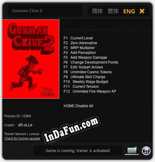 Gunman Clive 2: Cheats, Trainer +12 [dR.oLLe]