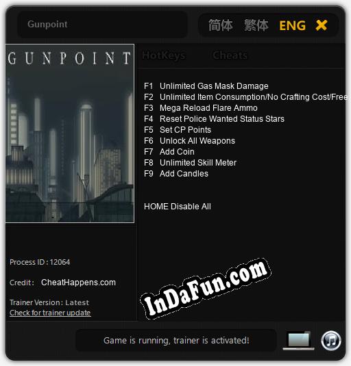 Gunpoint: Cheats, Trainer +9 [CheatHappens.com]