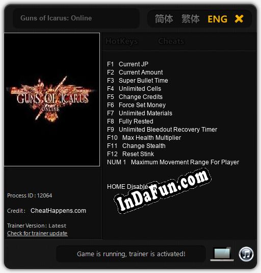 Guns of Icarus: Online: Trainer +13 [v1.8]