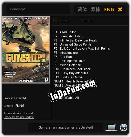 Trainer for Gunship! [v1.0.9]