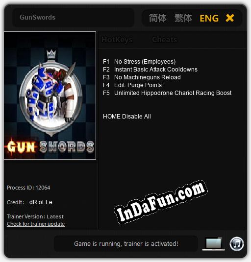 GunSwords: Trainer +5 [v1.2]