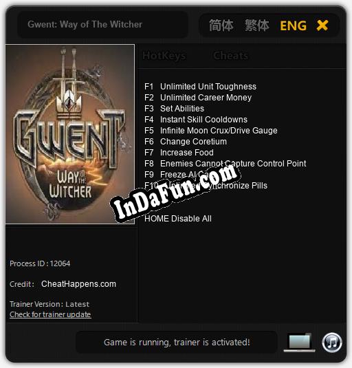 Gwent: Way of The Witcher: Trainer +10 [v1.5]