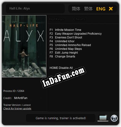 Half-Life: Alyx: TRAINER AND CHEATS (V1.0.77)