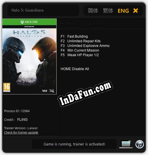 Halo 5: Guardians: Cheats, Trainer +5 [FLiNG]