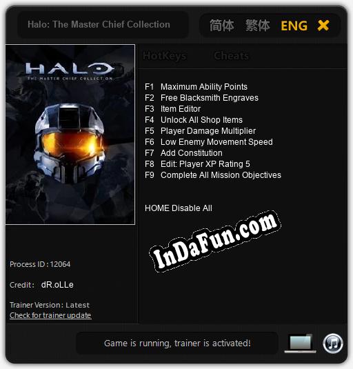 Halo: The Master Chief Collection: Trainer +9 [v1.6]