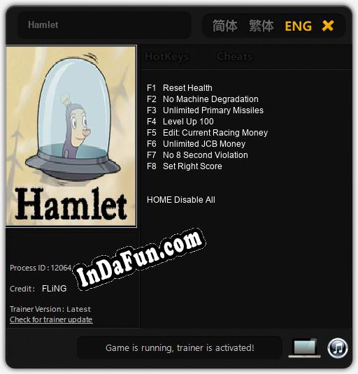 Hamlet: TRAINER AND CHEATS (V1.0.80)