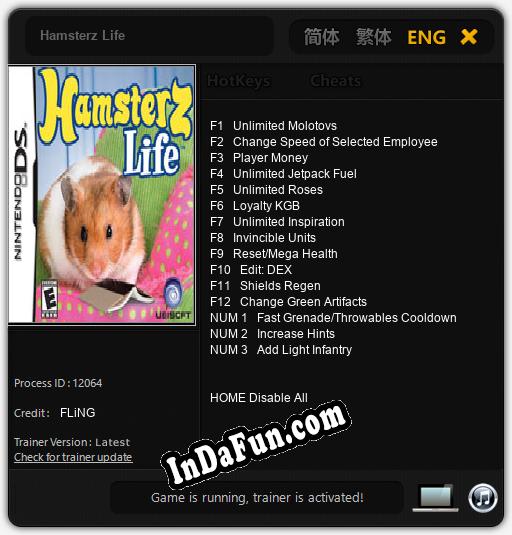 Hamsterz Life: Trainer +15 [v1.9]