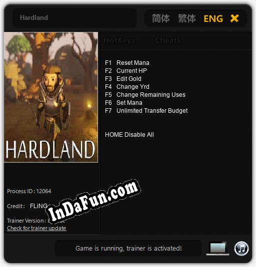 Trainer for Hardland [v1.0.4]