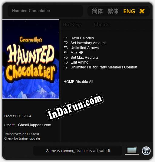 Trainer for Haunted Chocolatier [v1.0.3]
