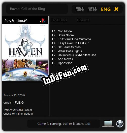 Haven: Call of the King: Cheats, Trainer +9 [FLiNG]