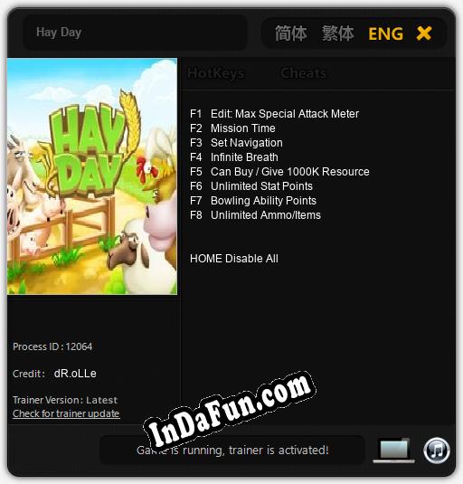 Hay Day: Cheats, Trainer +8 [dR.oLLe]