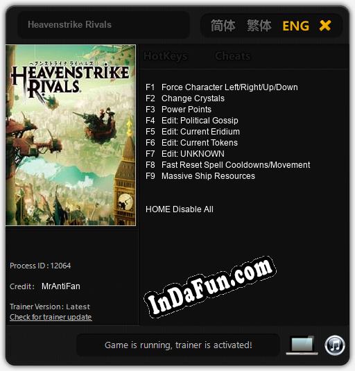 Heavenstrike Rivals: TRAINER AND CHEATS (V1.0.1)