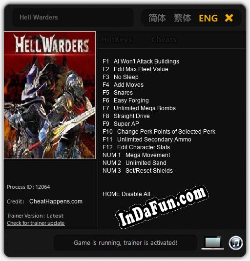 Hell Warders: Trainer +15 [v1.4]