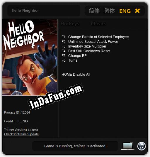 Hello Neighbor: Cheats, Trainer +6 [FLiNG]