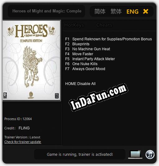 Heroes of Might and Magic: Complete Edition: Trainer +7 [v1.4]