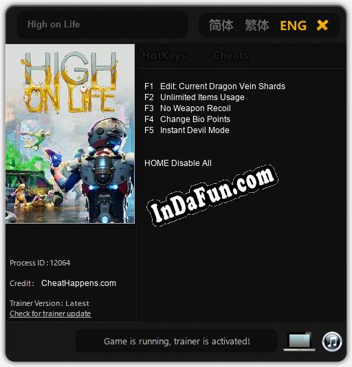 High on Life: TRAINER AND CHEATS (V1.0.53)