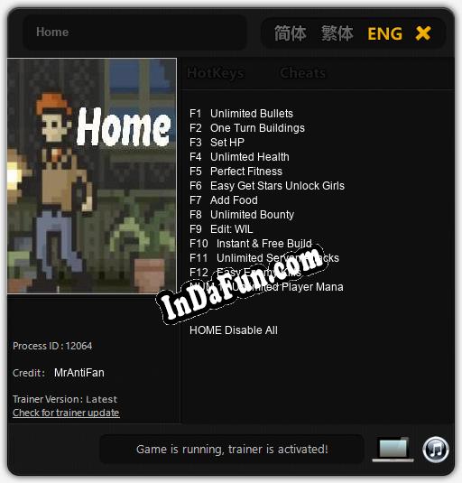 Home: Trainer +13 [v1.6]