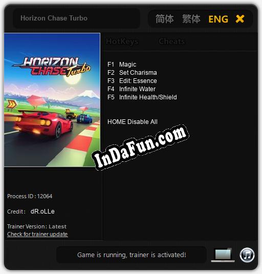 Horizon Chase Turbo: TRAINER AND CHEATS (V1.0.59)