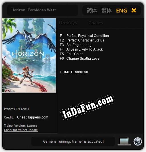 Horizon: Forbidden West: TRAINER AND CHEATS (V1.0.67)